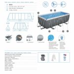 Piscina desmontable rectangular Bestway Steel Pro MAX 4,12 x 2,01 x 1,22 m - Imagen 4