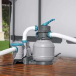 Conjunto de piscina sobre superficie Power Steel de 5.49 m x 2.74 m x 1.22 m con depuradora de arena - Imagen 5