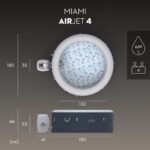 Spa de hidromasaje inflable 2-4 pers. Lay-Z-Spa Miami - Imagen 4