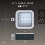 Spa hidromasaje hinchable 4-6 pers. Lay-Z-Spa Ibiza Energysense - Imagen 4