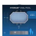 Piscina desmontable ovalada acero Hydrium 6,10m x 3,66 m x 1,22 m - Imagen 7