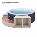 Pack Spa 2-4 pers. Lay-Z-Spa Miami con HALF SURROUND 180 - Imagen 4